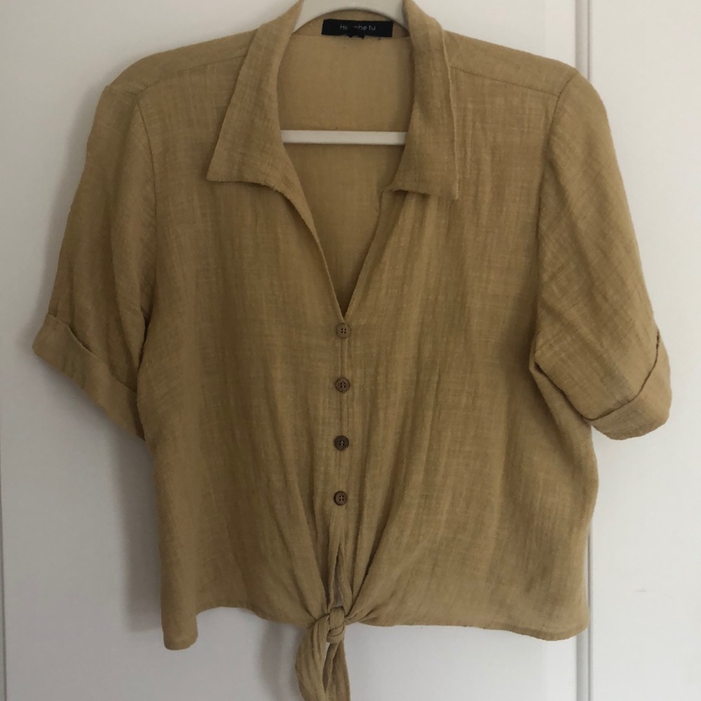 Front tie shirt